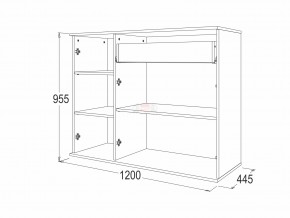 Комод 10 фант ясень анкор в Кусе - kusa.magazinmebel.ru | фото - изображение 2