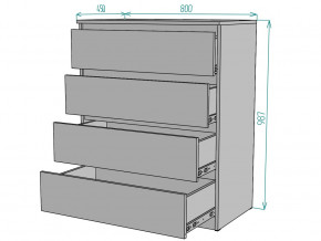 Комод Мальта K112 в Кусе - kusa.magazinmebel.ru | фото - изображение 3