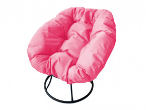 Кресло Пончик без ротанга розовая подушка в Кусе - kusa.magazinmebel.ru | фото