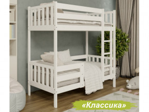 Кровать 2-х ярусная Аист-2 Классика белый 1600х800 мм в Кусе - kusa.magazinmebel.ru | фото