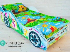 Кровать детская машинка Принцесса в Кусе - kusa.magazinmebel.ru | фото