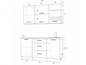 Кухонный гарнитур Флоренс Грин 1600 в Кусе - kusa.magazinmebel.ru | фото - изображение 4