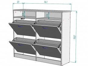 Обувница W51 в Кусе - kusa.magazinmebel.ru | фото - изображение 3
