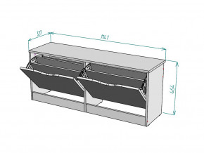 Обувница W57 в Кусе - kusa.magazinmebel.ru | фото - изображение 3