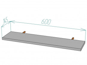 Полка S102 в Кусе - kusa.magazinmebel.ru | фото - изображение 3