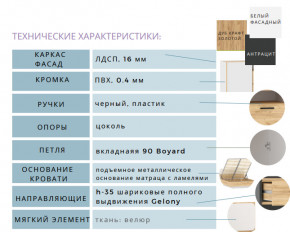 Спальня Оттавия Белый Фасадный в Кусе - kusa.magazinmebel.ru | фото - изображение 2