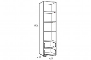 Стеллаж Лилу НМ 041.03 Птички в Кусе - kusa.magazinmebel.ru | фото - изображение 2