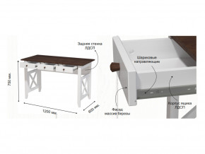 Стол письменный Прованс Массив в Кусе - kusa.magazinmebel.ru | фото - изображение 2